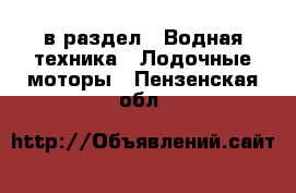  в раздел : Водная техника » Лодочные моторы . Пензенская обл.